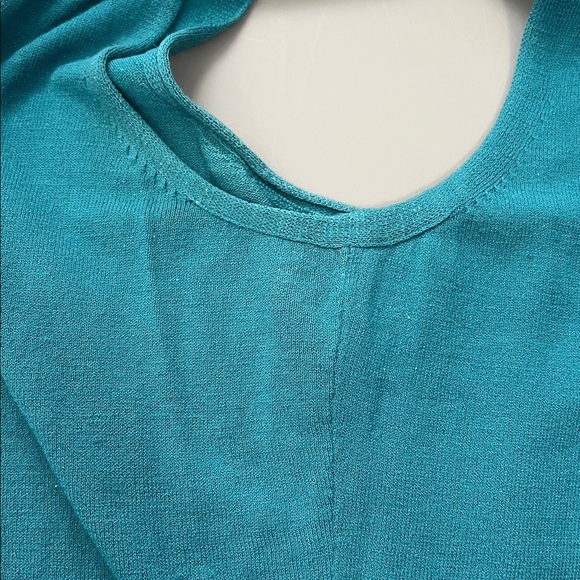 Lafayette 148 Lightweight Sweater Shell Blue Size Small - Picture 5 of 8